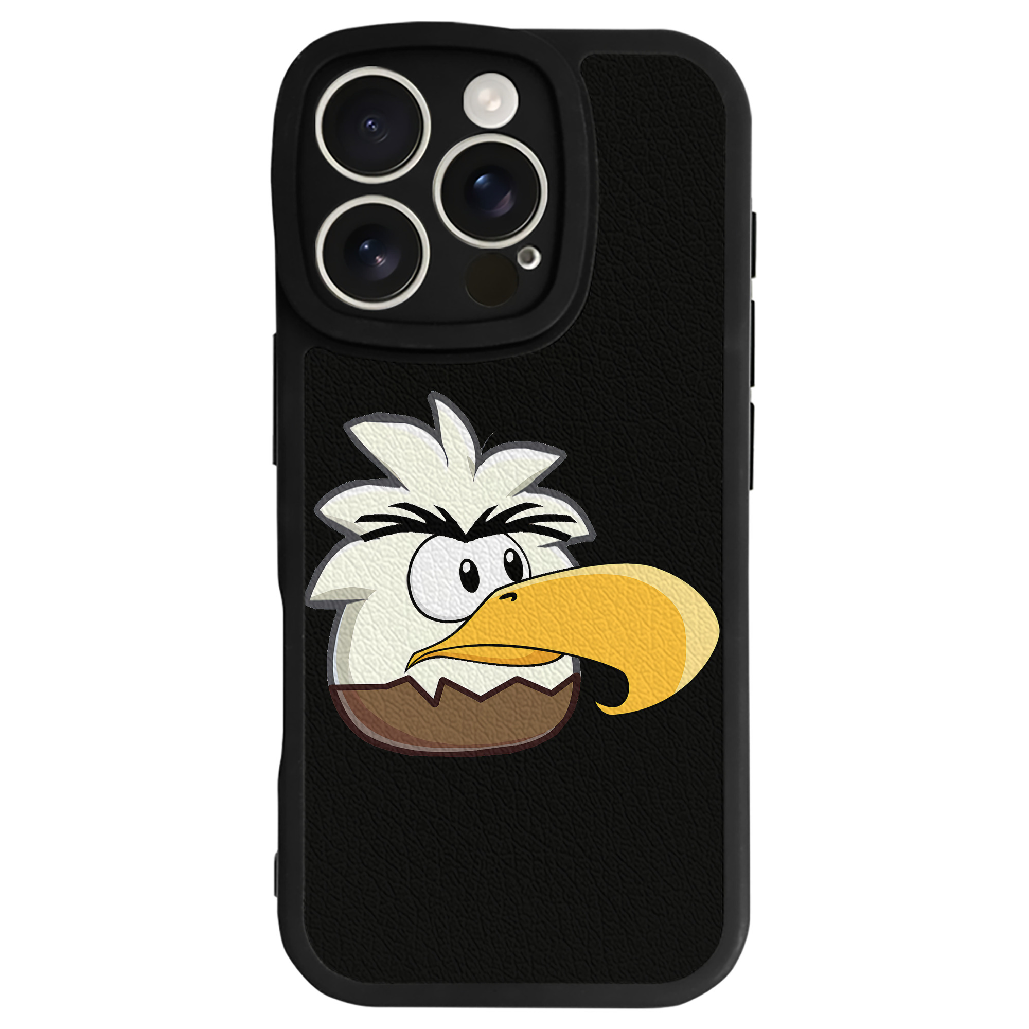 （画像用） Angry Birds アングリーバード 【iPhone 16シリーズ対応】シリコンスマホケース（レザー調） 材質：シリコン